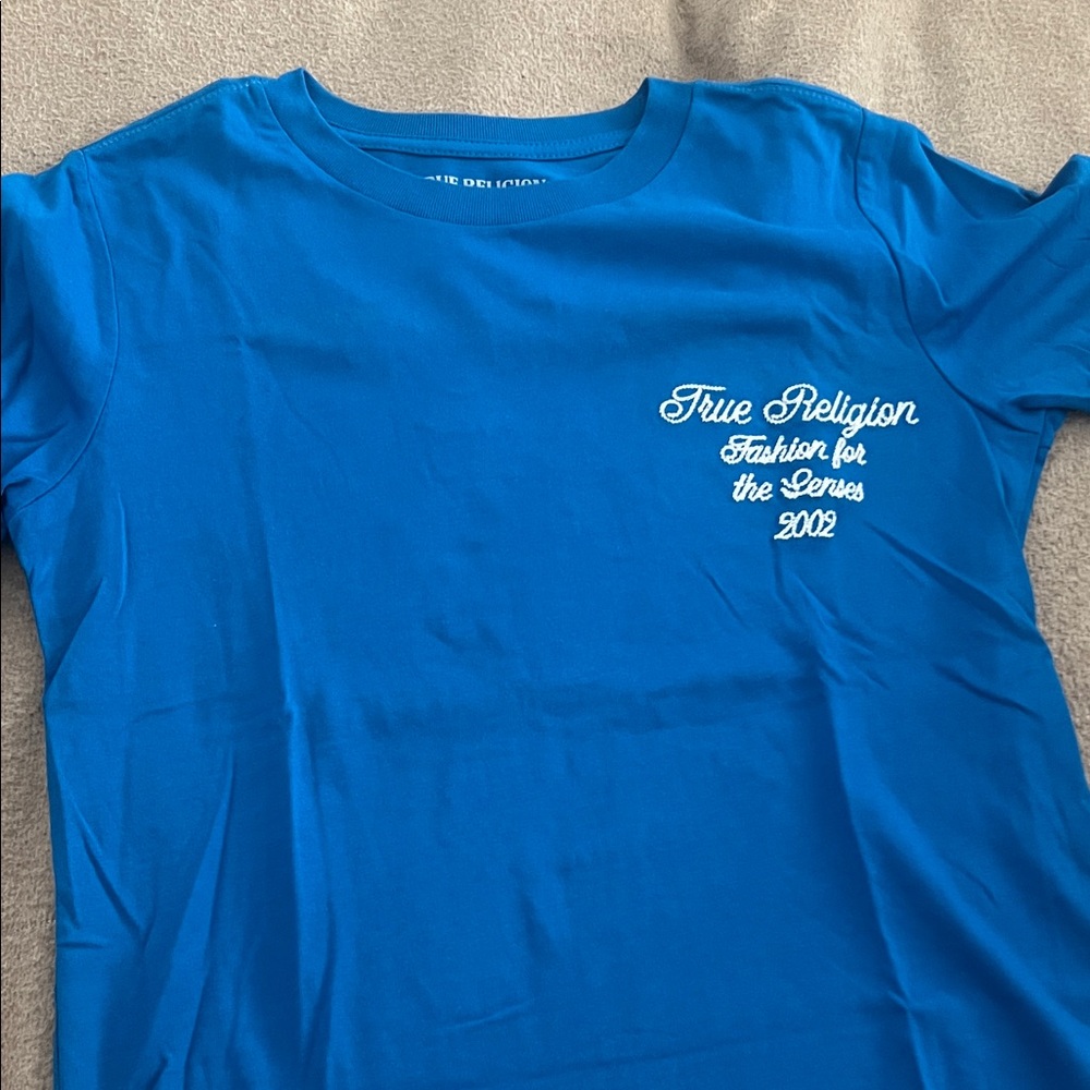 True Religion Kids Vibrant Blue Tee